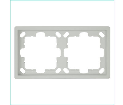 Рамка 2-м СП FD тауп матов. soft touch Jasmart FD1002PTM