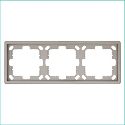 Рамка 3-м СП FD бронза Jasmart FD1003BR