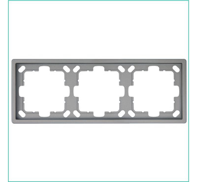 Рамка 3-м СП FD никель Jasmart FD1003NI