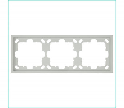 Рамка 3-м СП FD тауп матов. soft touch Jasmart FD1003PTM