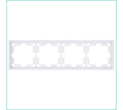 Рамка 4-м СП FD бел. глянцевый Jasmart FD1004W