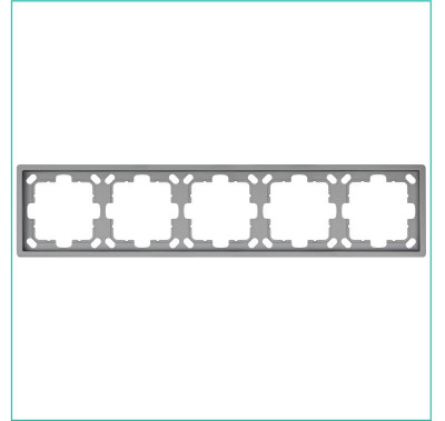 Рамка 5-м СП FD никель Jasmart FD1005NI
