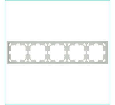 Рамка 5-м СП FD тауп матов. soft touch Jasmart FD1005PTM