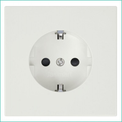 Розетка 1-м СП FD Shuko 16А IP20 с заземл. защ. шторки механизм сахара Jasmart FD5501SH