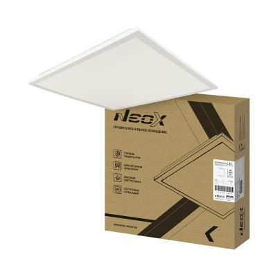 Светильник светодиодный ДВО-PRO-IP54 4040-ОПАЛ 40Вт 4000К IP54 595х595х30мм 120лм/Вт CRI80 встраив. герметичный панель NEOX 4690612064628