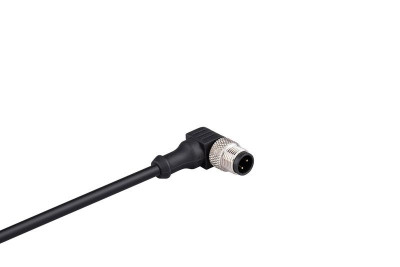 Кабель соединительный 2м со штепселем M12х4 90град. ПВХ IP68 EMAS SKM12F4DXV2