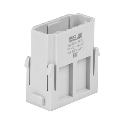 Вилка OptiLink HDC-HM-12-10-MС-(0.14-2.5) 250В КЭАЗ 352184