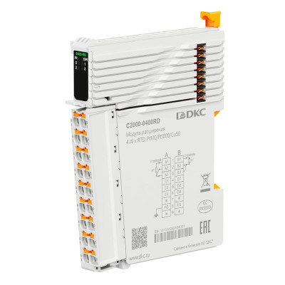 Модуль расширения C2000 4 AI - RTD Pt100/Pt1000/Cu50 DKC C2000-0400RD