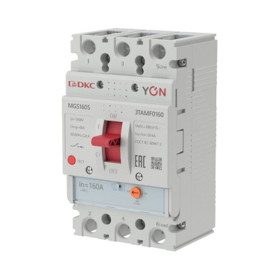 Выключатель автоматический 3п 128-160А 50кА MGS160S YON MGS160S-3TAMF0160