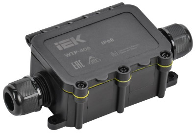 Коробка распределительная герметичная WTP-406 IP68 2 ввода IIEK UWB10-I-450-40-02-68
