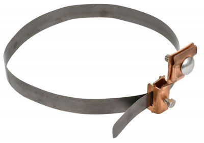 Держатель проводника круглого 6-10мм водосточная труба 0-160мм медь IEK ZDP80-50-7-16-160