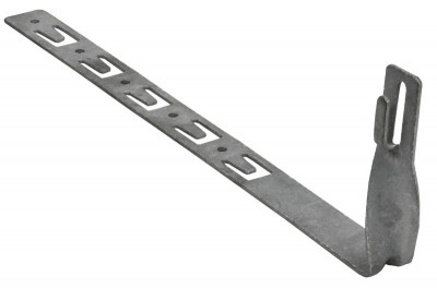 Держатель проводника круглого 6-8мм черепичная кровля скрученный L330 оцинк. сталь TD IEK ZPD89-13-5-08-330