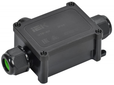 Коробка распределительная герметичная WTP-411 IP68 3 ввода IEK UWB20-T-450-40-03-68