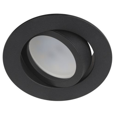 Светильник KL86 BK SET 5 GU5.3 IP20 под лампу MR16 встраив. алюм. черн. (уп.5шт) Эра Б0070927