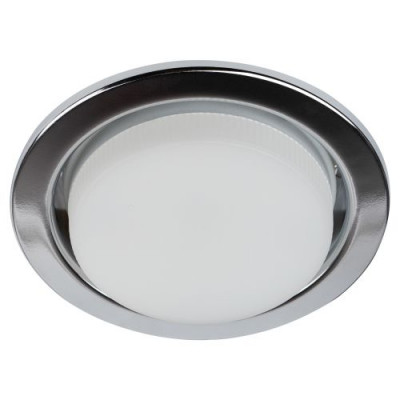 Светильник KL35 CН /1 (к) Set 10 GX53 IP20 под лампу встраив. с термокольцом хром (уп.10шт) Эра Б0071344