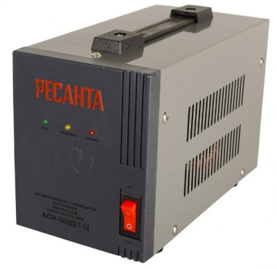 Стабилизатор напряжения АСН-500Д/1-Ц Ресанта 63/6/37