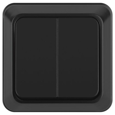 Выключатель 2-кл. ОП Quadro 2-104-05 10А IP20 250В антрацит Intro Б0069732