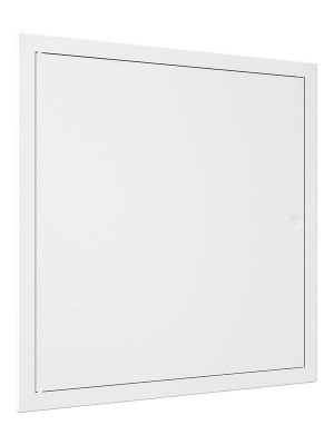 Люк ревизионный LN фланец 300х300 нажимной 327х327 пластик EVECS L3030N