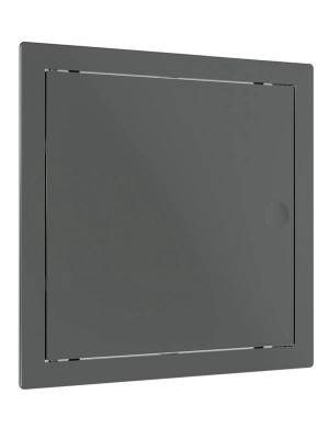 Люк ревизионный LN фланец 150х150 нажимной 172х172 пластик сер. EVECS L1515N Gray