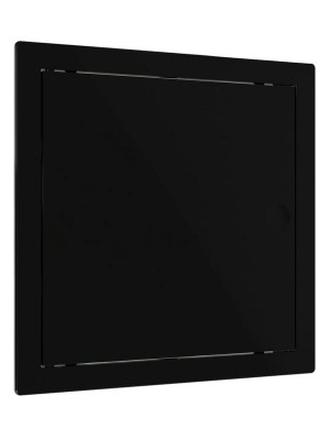 Люк ревизионный LN фланец 150х150 нажимной 172х172 пластик черн. EVECS L1515N Black