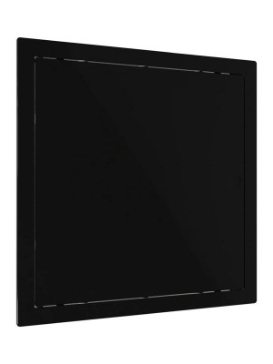 Люк ревизионный LN фланец 200х200 нажимной 224х224 пластик черн. EVECS L2020N Black