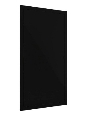 Люк ревизионный LN фланец 200х400 нажимной 223х423 пластик черн. EVECS L2040N Black