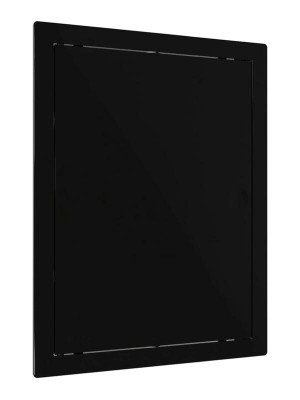 Люк ревизионный LN фланец 150х200 нажимной 172х222 пластик черн. EVECS L1520N Black