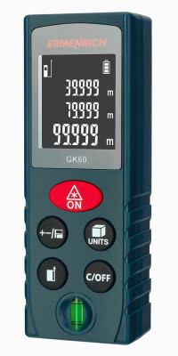 Рулетка лазерная Reel PLUS GK60 син. Ermenrich 83080