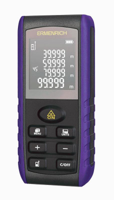 Рулетка лазерная Reel PRO GE100 фиолет. Ermenrich 86256