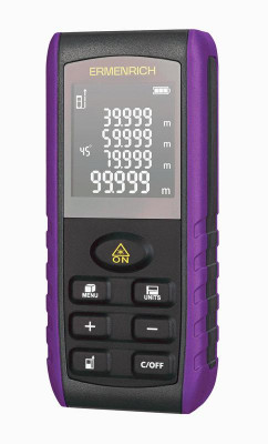 Рулетка лазерная Reel PRO GE60 фиолет. Ermenrich 85319