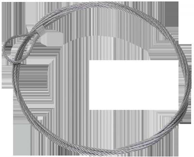 Трос стальной L5000 с петлей IEK CLP1M-SRL-2-05