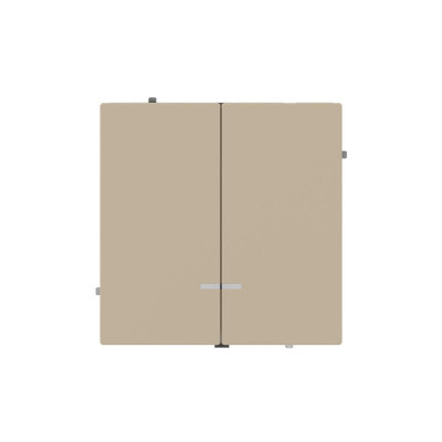 Выключатель 2-кл. KANT с подсветкой ванильн. марципан DKC 7015134