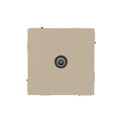 Розетка телевизионная проходная TV KANT ванильн. марципан DKC 7015513