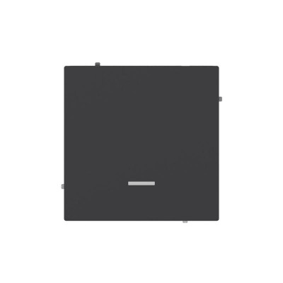 Выключатель 1-кл. KANT с подсветкой черн. уголь DKC 7012133