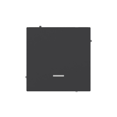 Переключатель 1-кл. KANT с подсветкой черн. уголь DKC 7012143