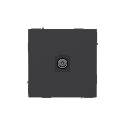 Розетка телевизионная одиночная TV KANT черн. уголь DKC 7012503