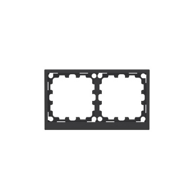 Рамка 2-м KANT черн. уголь DKC 7012904