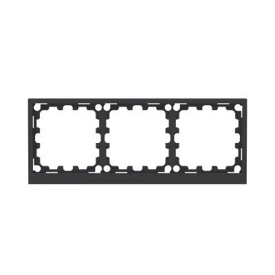 Рамка 3-м KANT черн. уголь DKC 7012906