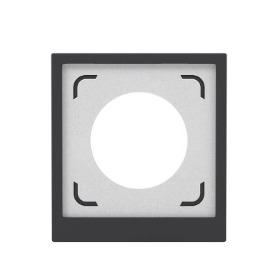 Рамка 1-м KANT IP44 черн. уголь DKC 7012942