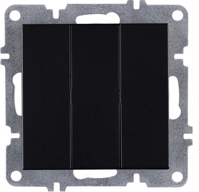 Выключатель 3-кл. LAVIN/KAREN механизм черн. ARVIA 50 07 2000 254