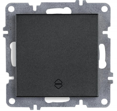 Выключатель проходной 1-кл. LAVIN/KAREN механизм графит ARVIA 50 04 2000 209