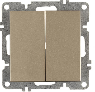 Выключатель 2-кл. LAVIN/KAREN механизм титан ARVIA 50 05 2000 202