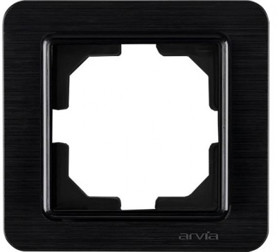 Рамка 1-м LAVIN черн. ARVIA 21 25 4000 021