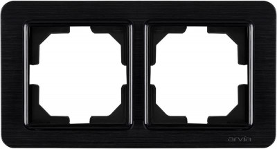 Рамка 2-м LAVIN черн. ARVIA 21 25 4000 022