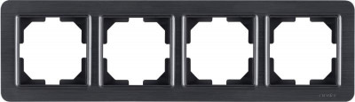 Рамка 4-м LAVIN антрацит ARVIA 21 26 4000 024