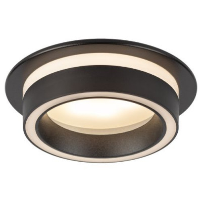 Светильник DK116 BK GX53 IP20 встраив. под лампу черн. Эра Б0071010