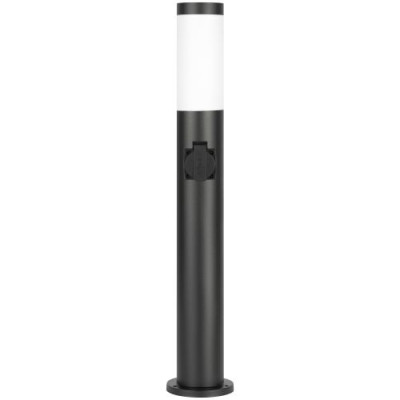 Светильник Беллона GBF-103-1-BL-0650 Е27 IP54 230В напольн. уличный с розеткой черн. Эра Б0071048