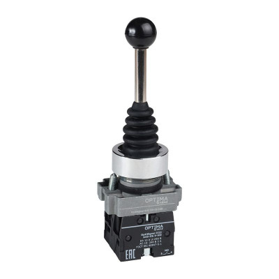 Джойстик OptiSignal D22 C4-J2-220 метал. 2 положения 2НО без фиксации КЭАЗ 380093