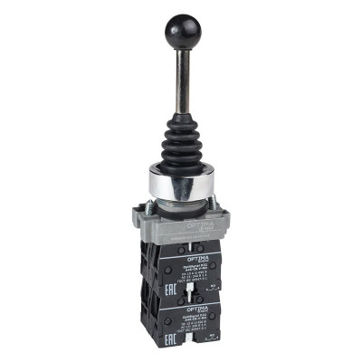 Джойстик OptiSignal D22 C4-J4F-240 метал. 4 положения 4НО с фиксацией КЭАЗ 380096