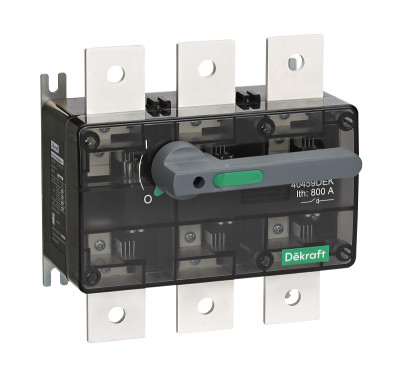 Выключатель-разъединитель 3п 500А ВР-106С с видимым разрывом DEKraft 40457DEK